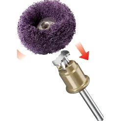 Brico Dremel Schuurpolijstschijf Speedclic Fijn 25Mm - 2 Stuks Best