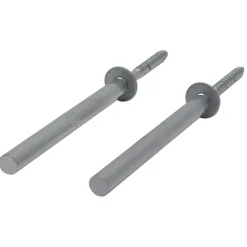 Duraline Wandplankdrager Pin Mat Zilver 1,2X12,5Cm - 2 Stuks-Brico Sale