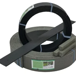 Eco Edge Kantopsluiting Rol - Zwart - 1000 X 14 X 0,7 Cm-Brico Outlet