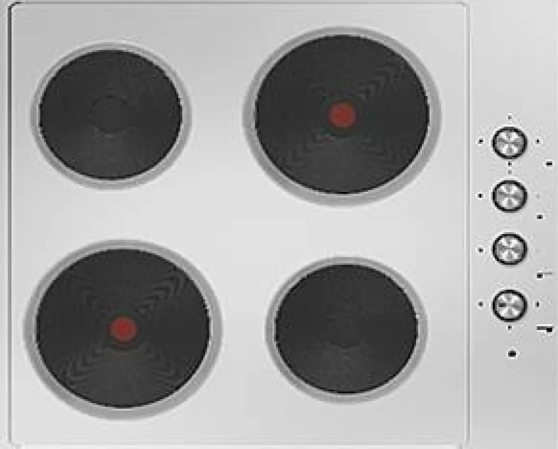 Brico Electrum Elektrische Kookplaat 4 Zones Ps6042Ex Rvs 60Cm Best