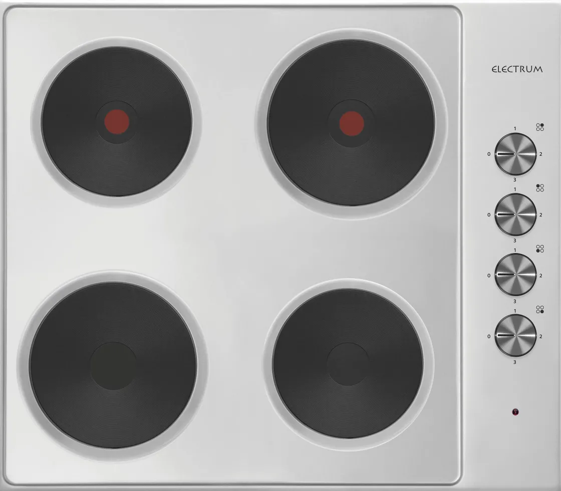 Brico Electrum Elektrische Kookplaat 4 Zones Ps6042Ex Rvs 60Cm Best