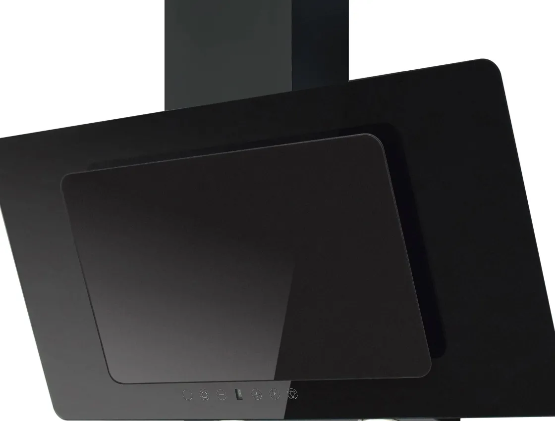 Brico Electrum Verticale Wandafzuigkap 90Cm Dhpr93008Blg Zwart Hot