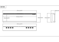 Sfeerhaarden<Brico Elektrische Sfeerhaard 3D Panama 100″ Inch – 254 Cm