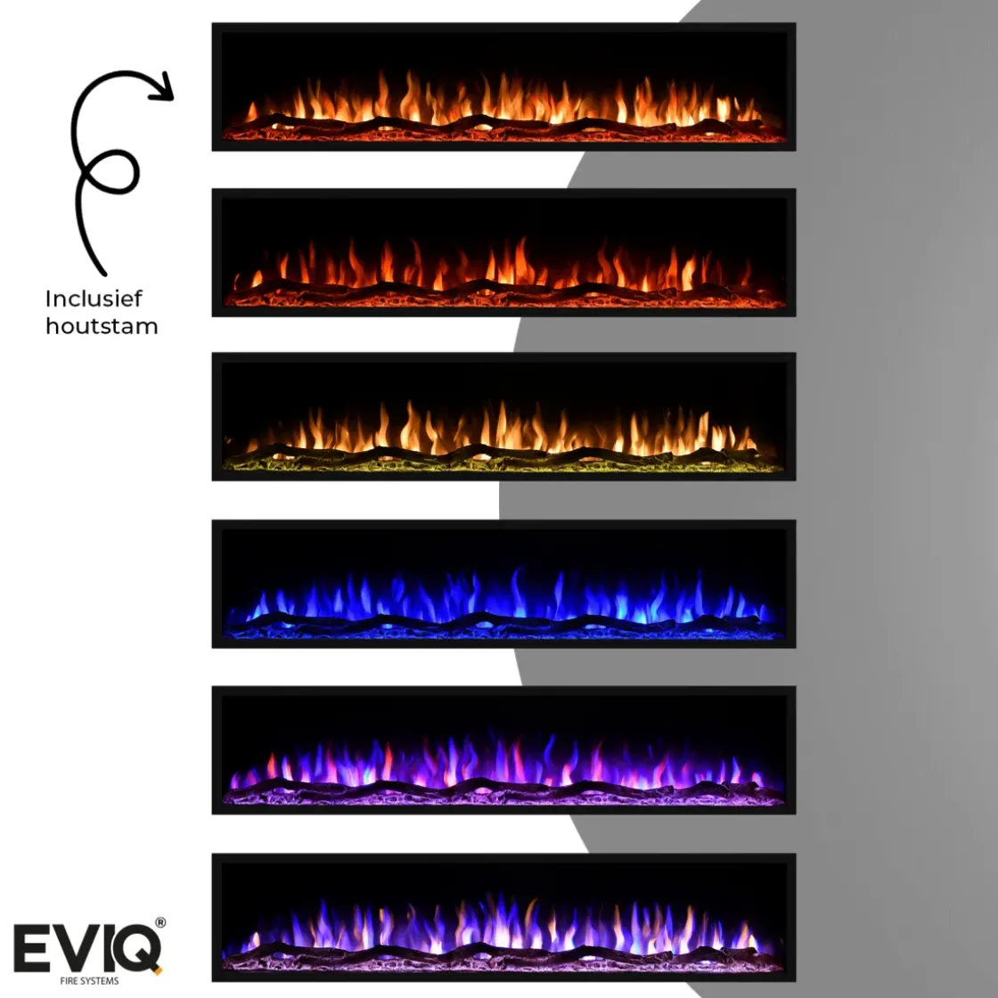 Sfeerhaarden<Brico Elektrische Sfeerhaard Smartline 72″ Inch – 182 Cm