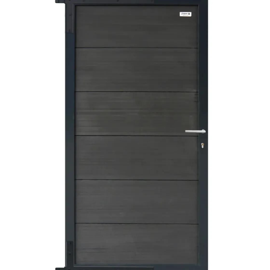 Elephant Tuindeur Forte Wpc Antraciet 4X90X180Cm-Brico New