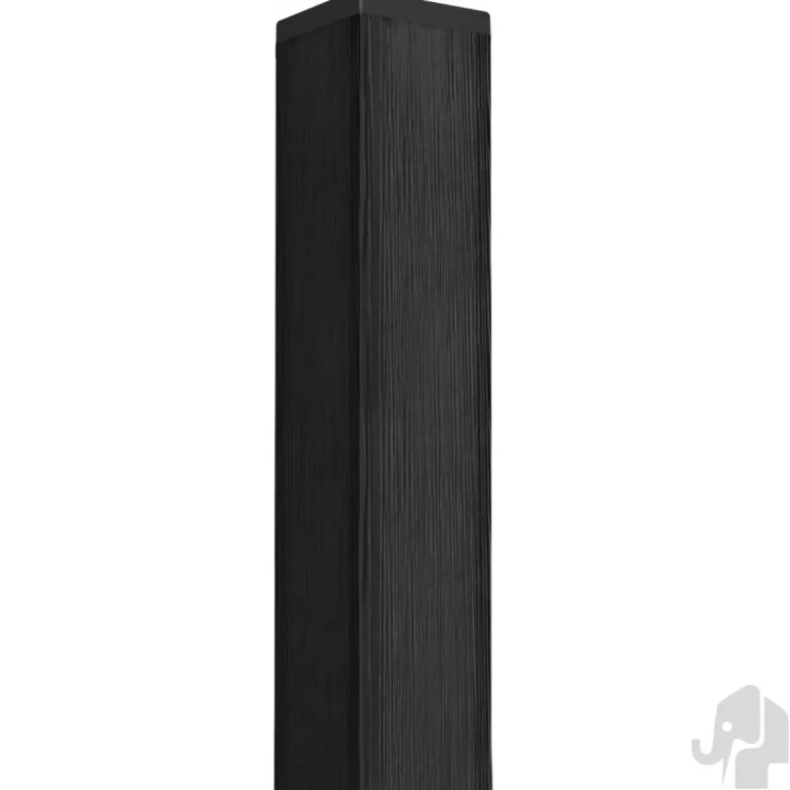 Elephant Tuinpaal Basic Wpc Antraciet 6,8X6,8X185Cm-Brico Best