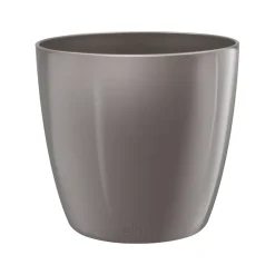 Elho Bloempot Brussels Diamond Rond O25Cm Oyster Pearl-Brico New