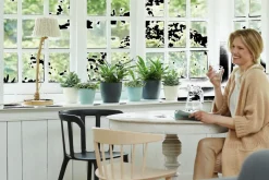 Elho Bloempot Brussels Rond O16Cm Antraciet-Brico Outlet