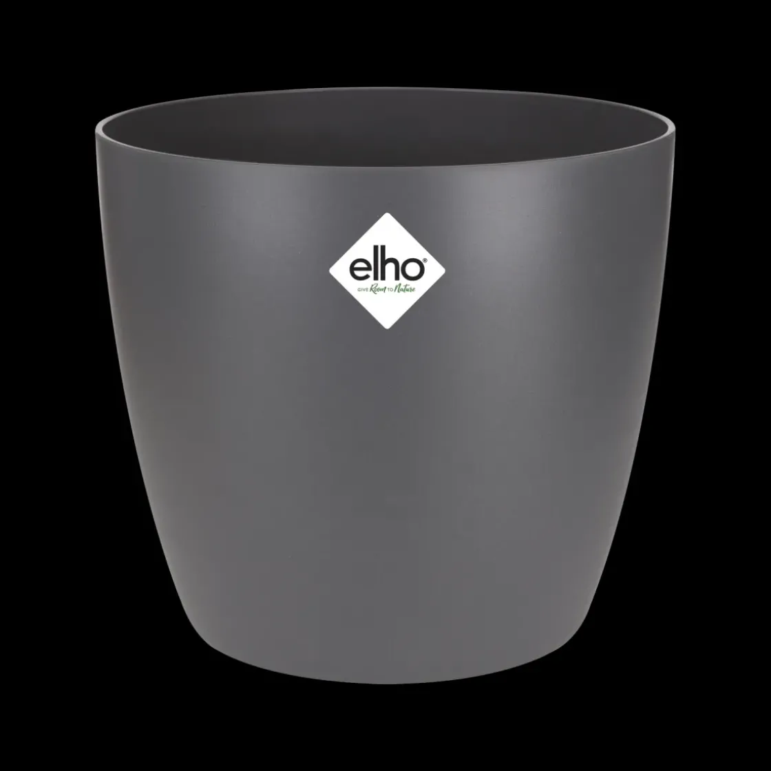 Elho Bloempot Brussels Rond O16Cm Antraciet-Brico Outlet