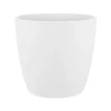 Elho Bloempot Brussels Rond O25Cm Wit-Brico Clearance