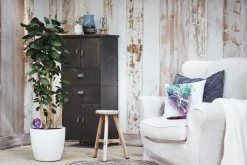 Elho Bloempot Brussels Rond Wielen O35Cm Wit-Brico Clearance