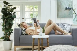 Elho Bloempot Brussels Rond Wielen O35Cm Wit-Brico Clearance