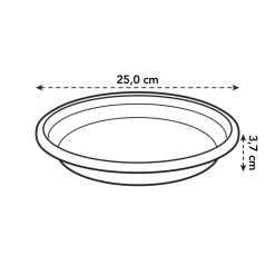 Elho Bloempot Universele Schotel Rond O25Cm Terra-Brico