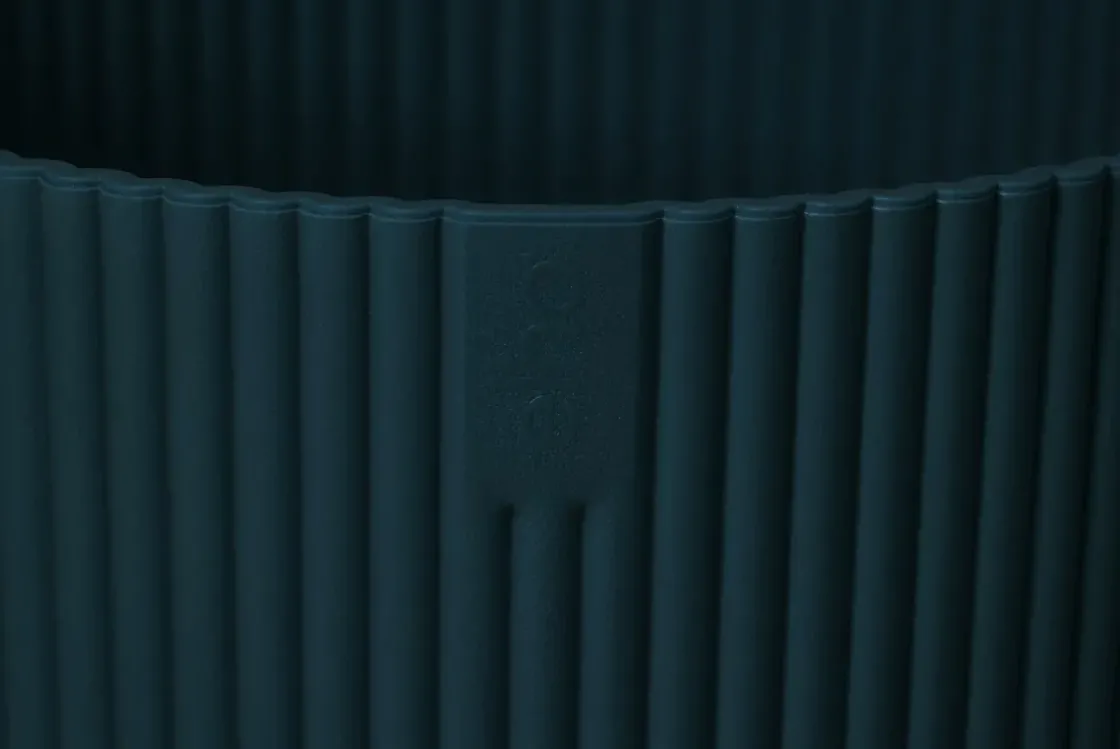 Elho Bloempot Vibes Fold Rond O22Cm Deep Blue-Brico Online