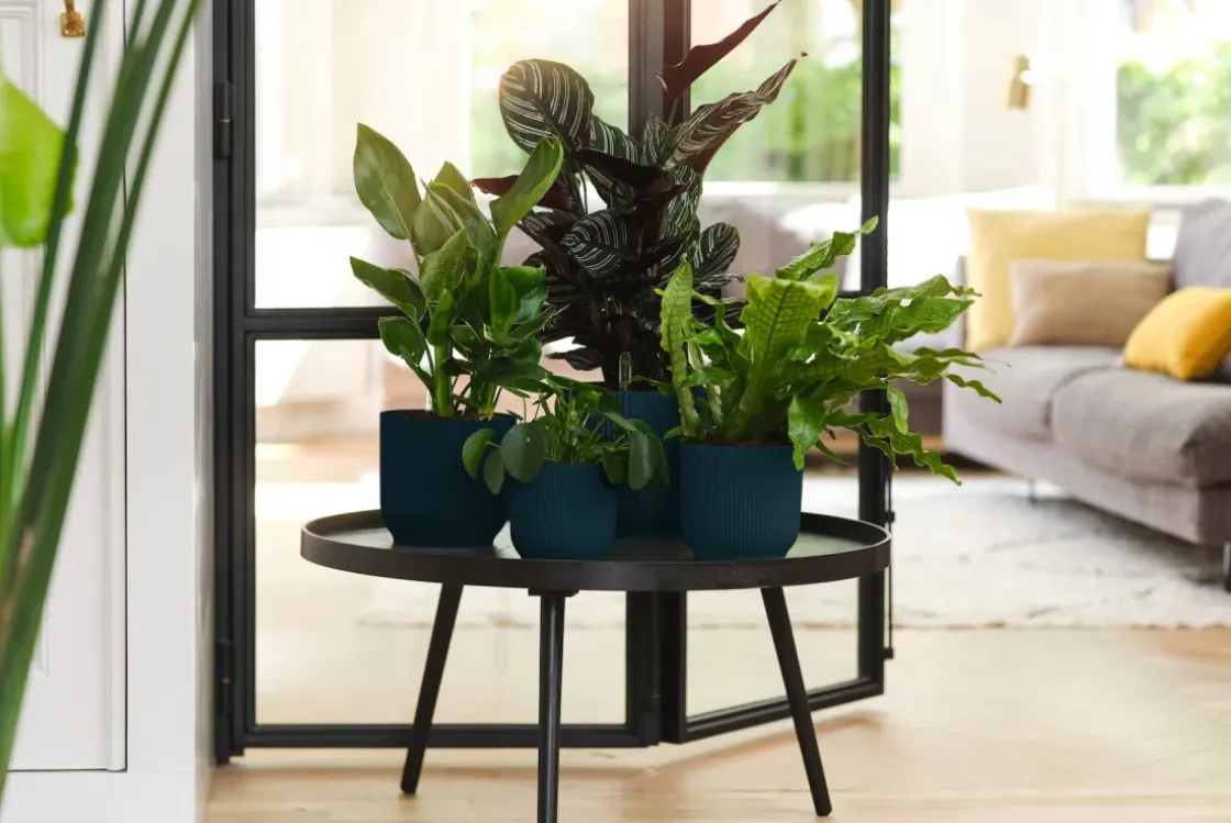 Elho Bloempot Vibes Fold Rond O22Cm Deep Blue-Brico Online