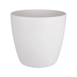 Elho Brussels Rond Wielen O47Cm Wit-Brico Discount
