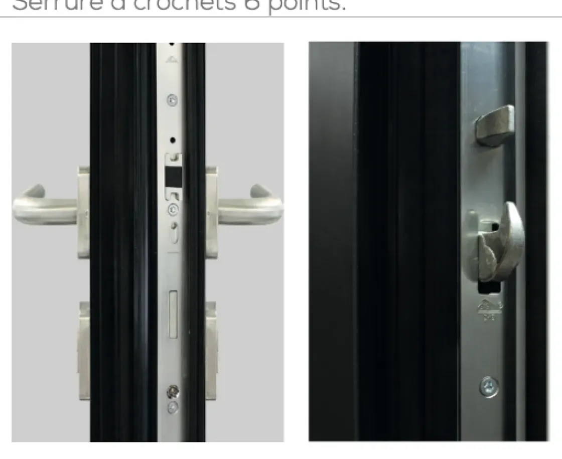 Elsealu Buitendeur Soria Antracietgrijs 218X96Cm-Brico Hot