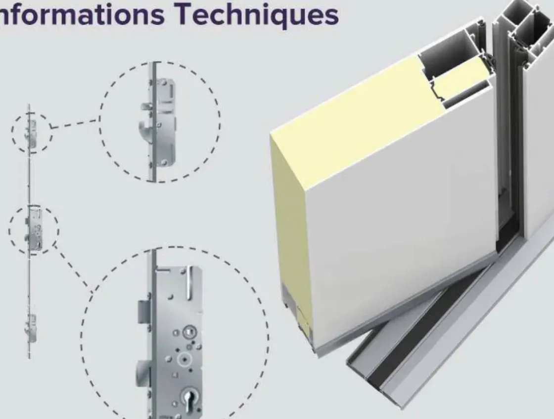 Elsealu Buitendeur Soria Antracietgrijs 218X96Cm-Brico Hot