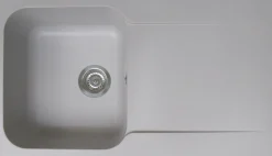 Brico Essebagno Spoelbak Lisse Grijs 1 Bak 86X50Cm New