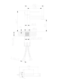 Brico Essebagno Wastafelkraan Luisa Laag Goud Online