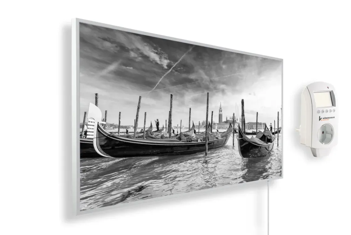 Infrarood & Halogeenradiators<Brico Eurom Infraroodwarmtepaneel Sani 600W Zwart