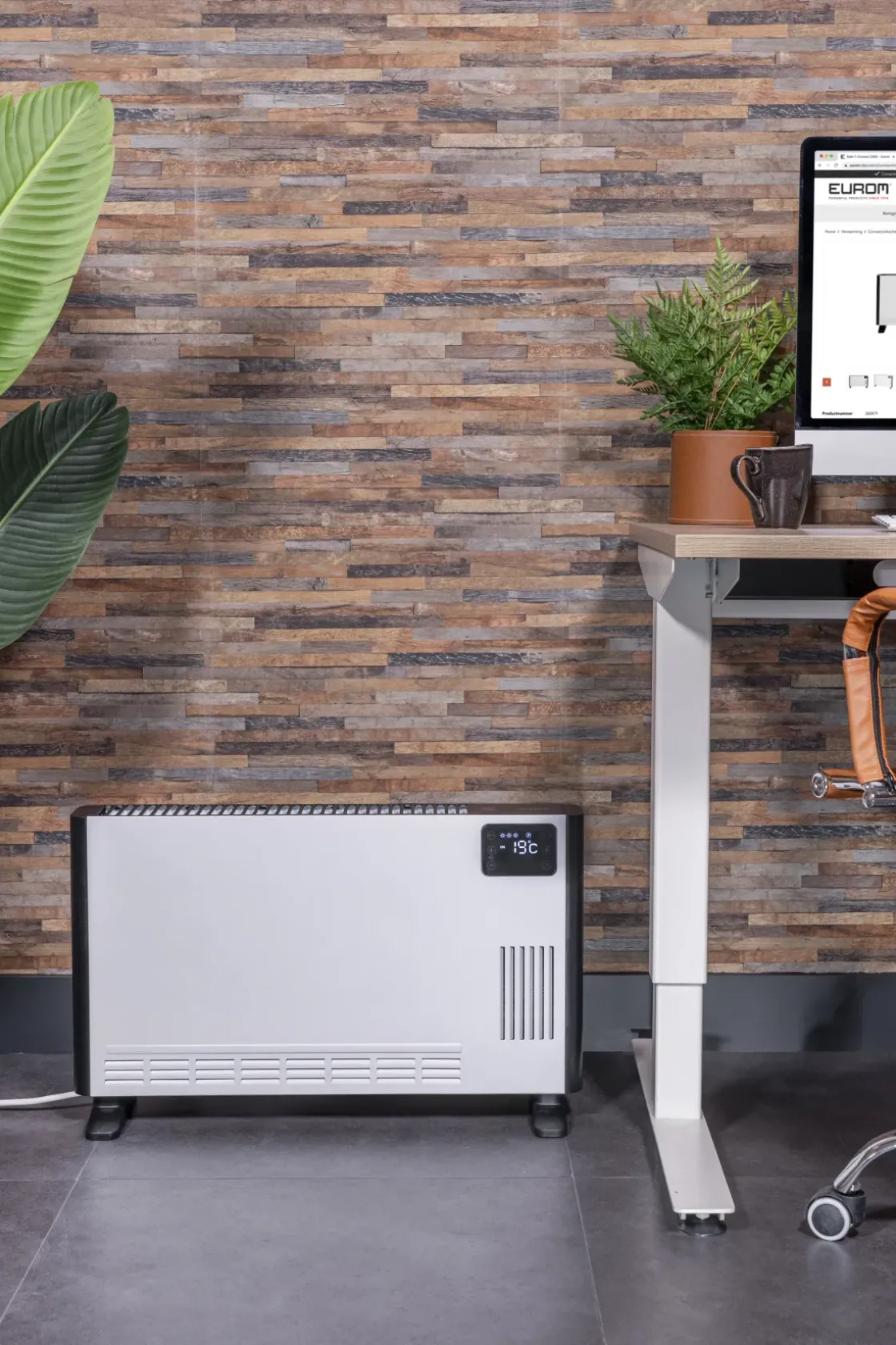 Mobiele Convectors<Brico Eurom Safe-T-Convect 2400W Convector Kachel