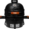 Eviq Kamado 13" Keramische Barbecue Zwart-Brico Online