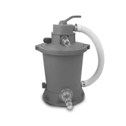 Exit Black Leather Opzetzwembad Met Zandfilterpomp Zwart 400X200X122Cm-Brico New