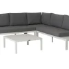 Exotan Loungeset La Vida - Aluminium - Wit - 63X245X245-Brico Online