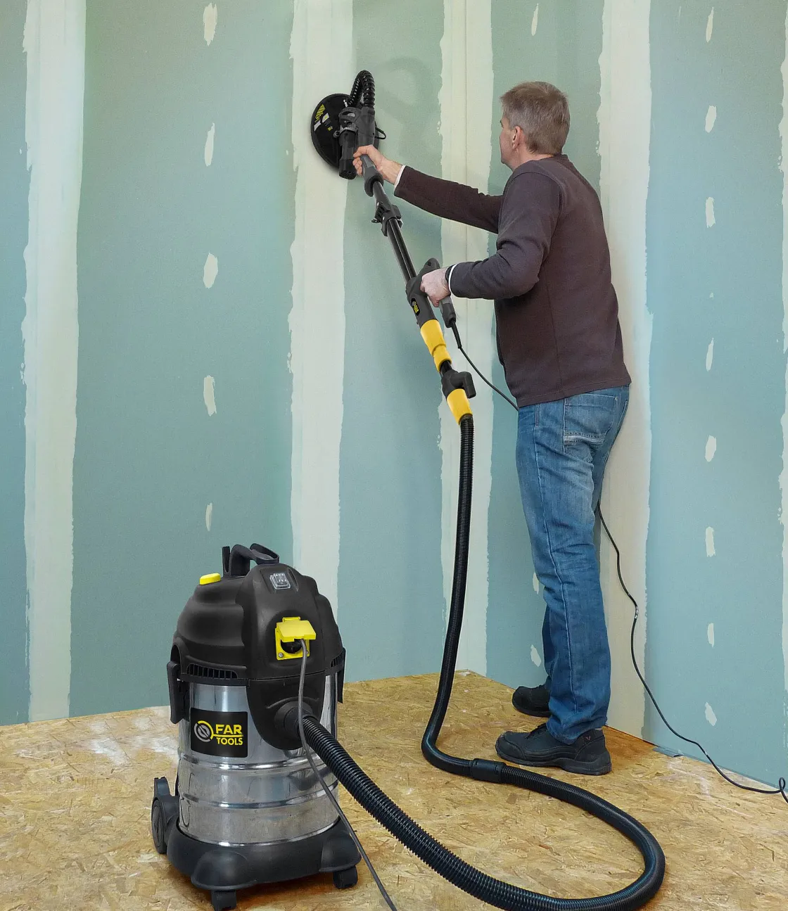 Brico Far Tools Telescopische Wandschuurmachine Dws710E 710W Best