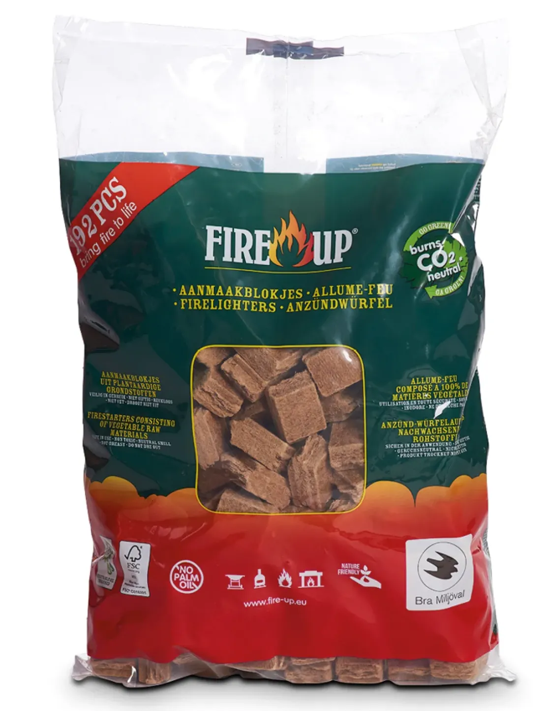 Fire-Up Aanmaakblokjes – 192 Stuks-Brico