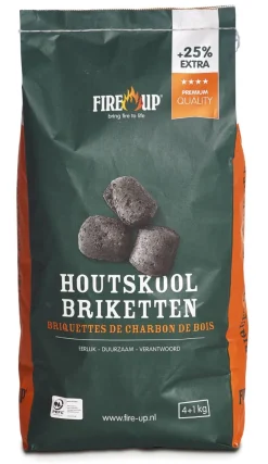 Fire-Up Houtskool Pefc 5Kg-Brico