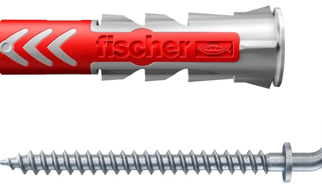 Fischer Nylon Plaatplug Pd 8Mm + Schroef 5St.-Brico Outlet