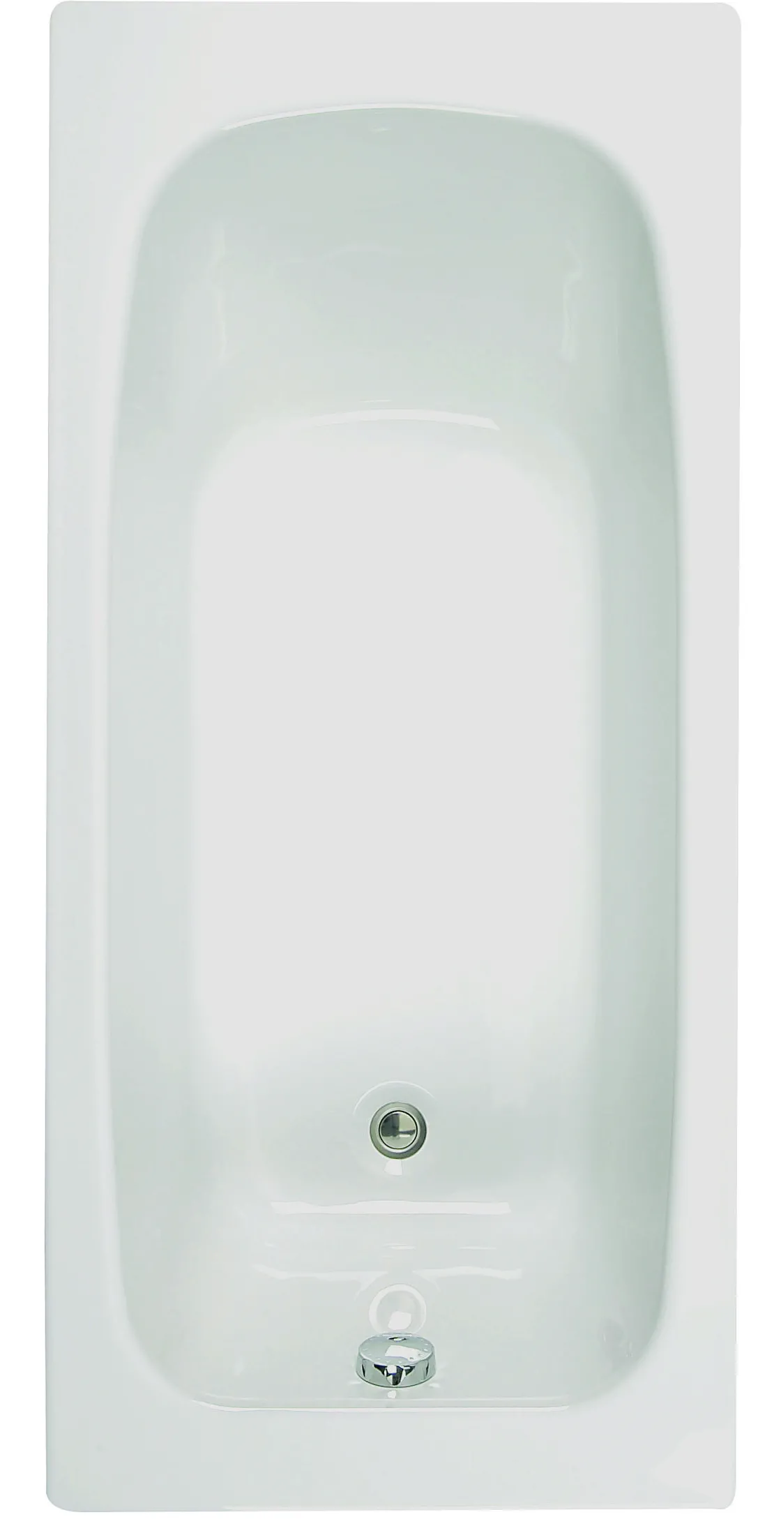 Brico Flavis Plaatsbesparend Rechthoekig Bad - 140 X 70 X 55-58 Cm - Toplax® Hot