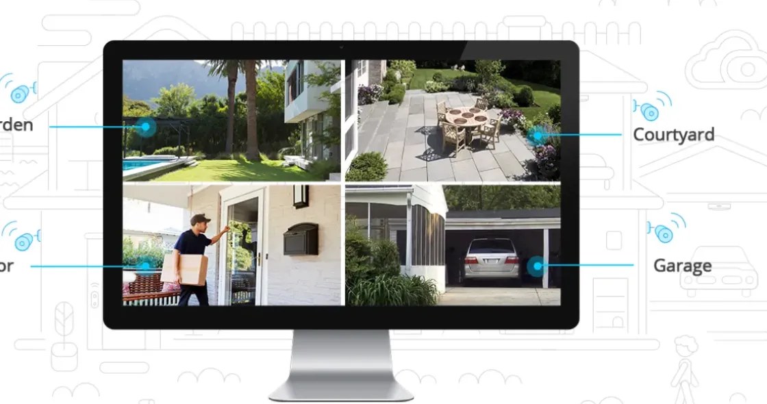 Foscam Beveiligingsset Fn7108W-B4-1T Wifi-Brico