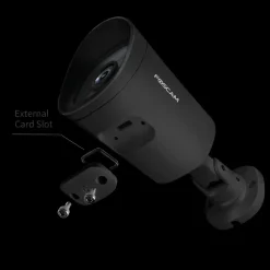 Foscam G4P-B Outdoorcamera 4 Mp Super Hd Videokwaliteit Uitstekend Nachtzicht Zwart-Brico