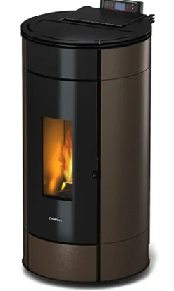 Pelletkachels<Brico Freepoint Pelletkachel Globe Moka 10,5Kw