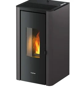 Pelletkachels<Brico Freepoint Pelletkachel Indigo Evo Zwart 7Kw