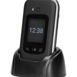 Fysic F25 - Eenvoudige Mobiele Klaptelefoon Voor Senioren Met Sos Noodknop, Zwart-Brico Discount