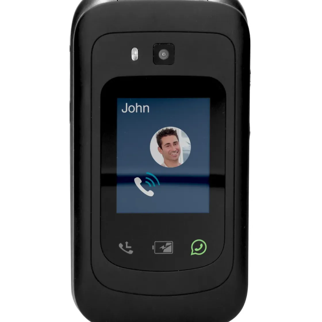 Fysic F25 - Eenvoudige Mobiele Klaptelefoon Voor Senioren Met Sos Noodknop, Zwart-Brico Discount