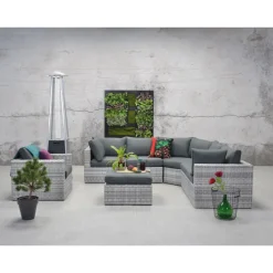 Garden Impressions Carlo Loungeset 5-Delig Xl - Licht Grijs-Brico Clearance