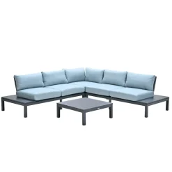 Garden Impressions Lena Loungeset 4-Delig - Mint Grijs-Brico Outlet