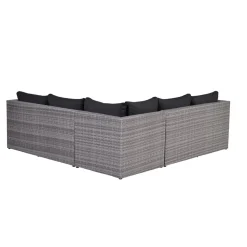 Garden Impressions Lyon Loungeset 4-Delig - Reflex Black-Brico