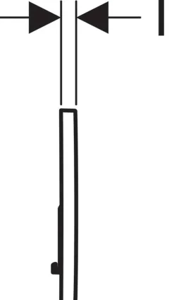 Brico Geberit Bedieningspaneel Sigma 01 Voor Up320, Up720, Up300 En Up700 Inbouwreservoirs| 16,4X24,6Cm Mat Chroom Outlet