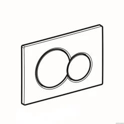 Brico Geberit Bedieningspaneel Sigma 01 Voor Up320, Up720, Up300 En Up700 Inbouwreservoirs| 16,4X24,6Cm Mat Chroom Outlet