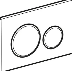 Brico Geberit Bedieningspaneel Sigma 20 Voor Up320, Up720, Up300 En Up700 Inbouwreservoirs| Zwart/Mat Outlet