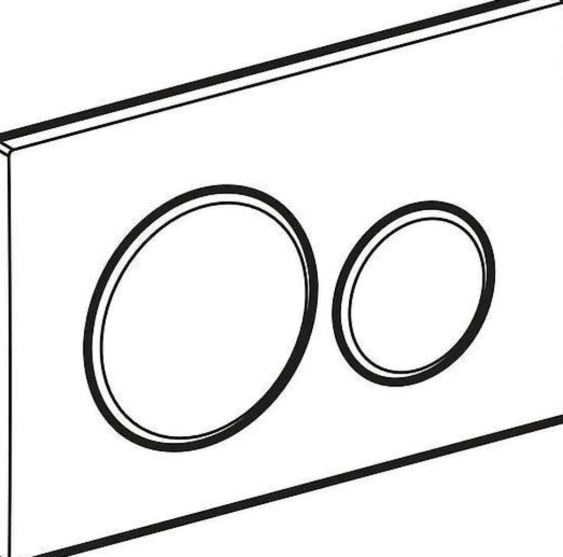 Brico Geberit Bedieningspaneel Sigma 20 Voor Up320, Up720, Up300 En Up700 Inbouwreservoirs| Zwart/Mat Outlet