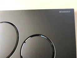 Brico Geberit Bedieningsplaat Sigma 20 Voor Up320, Up720, Up300 En Up700 Inbouwreservoirs| Zwart Mat New