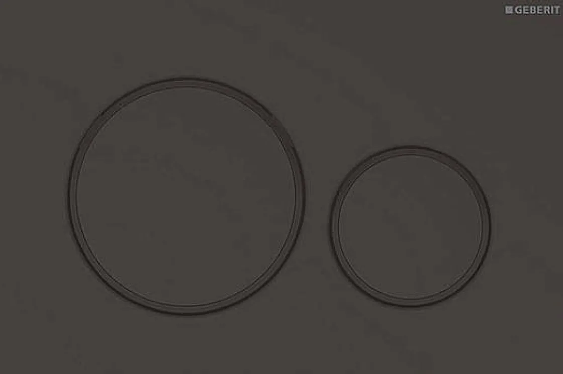 Brico Geberit Bedieningsplaat Sigma 20 Voor Up320, Up720, Up300 En Up700 Inbouwreservoirs| Zwart Mat New