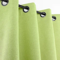 Gordijn Verduisterend Helsinki Ringen Groen 140X260Cm-Brico